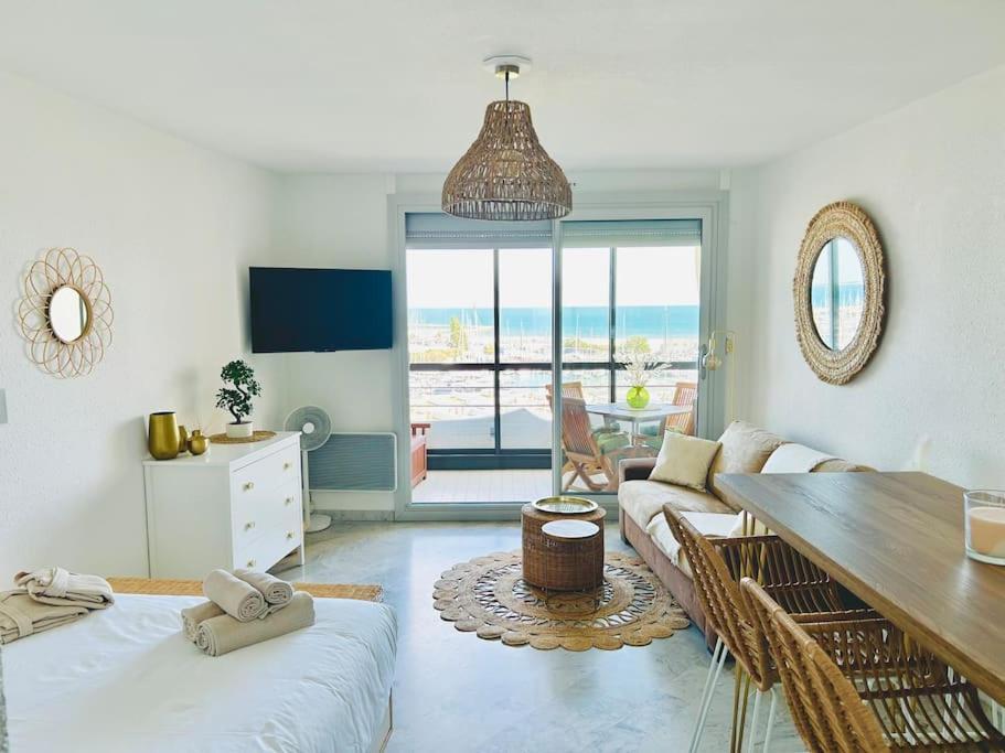 Studio Chic & Cosy Vue Mer, Clim, Parking Λα Γκραντ-Μοτ Εξωτερικό φωτογραφία